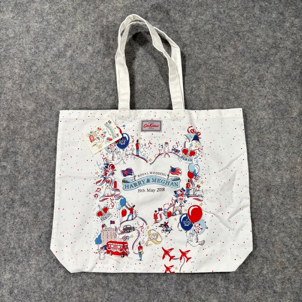 Cath Kidston Bag Unisex OS Cream Tote Royal Wedding Harry & Meghan Memorabilia